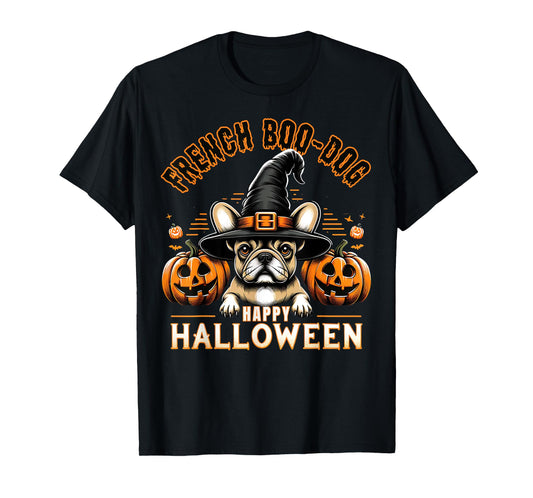 French Bulldog Happy Halloween cute Boodog Halloween Bulldog T-Shirt