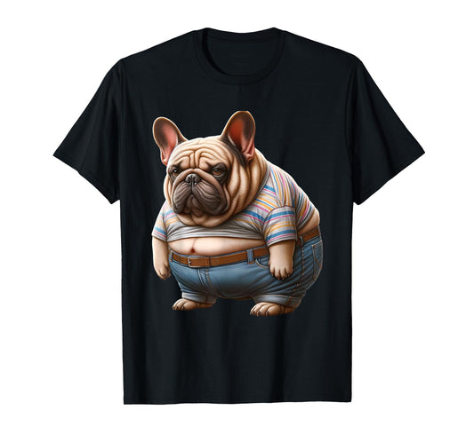 Hilarious Chunky French Bulldog Tee for Fat Dog Lovers T-Shirt