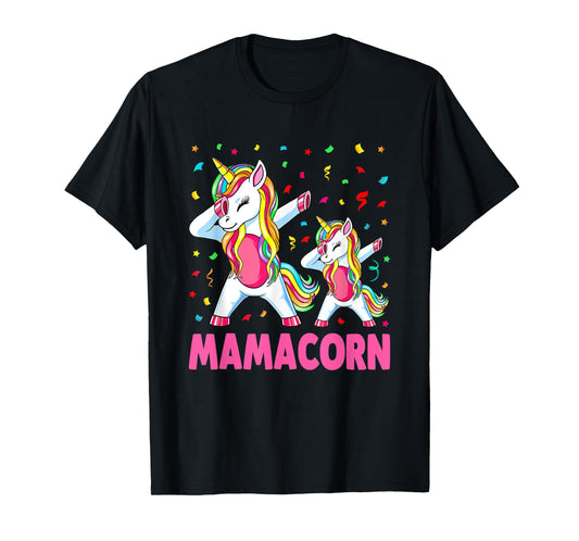 mamacorn unicorn mom baby funny mother's day for women T-Shirt
