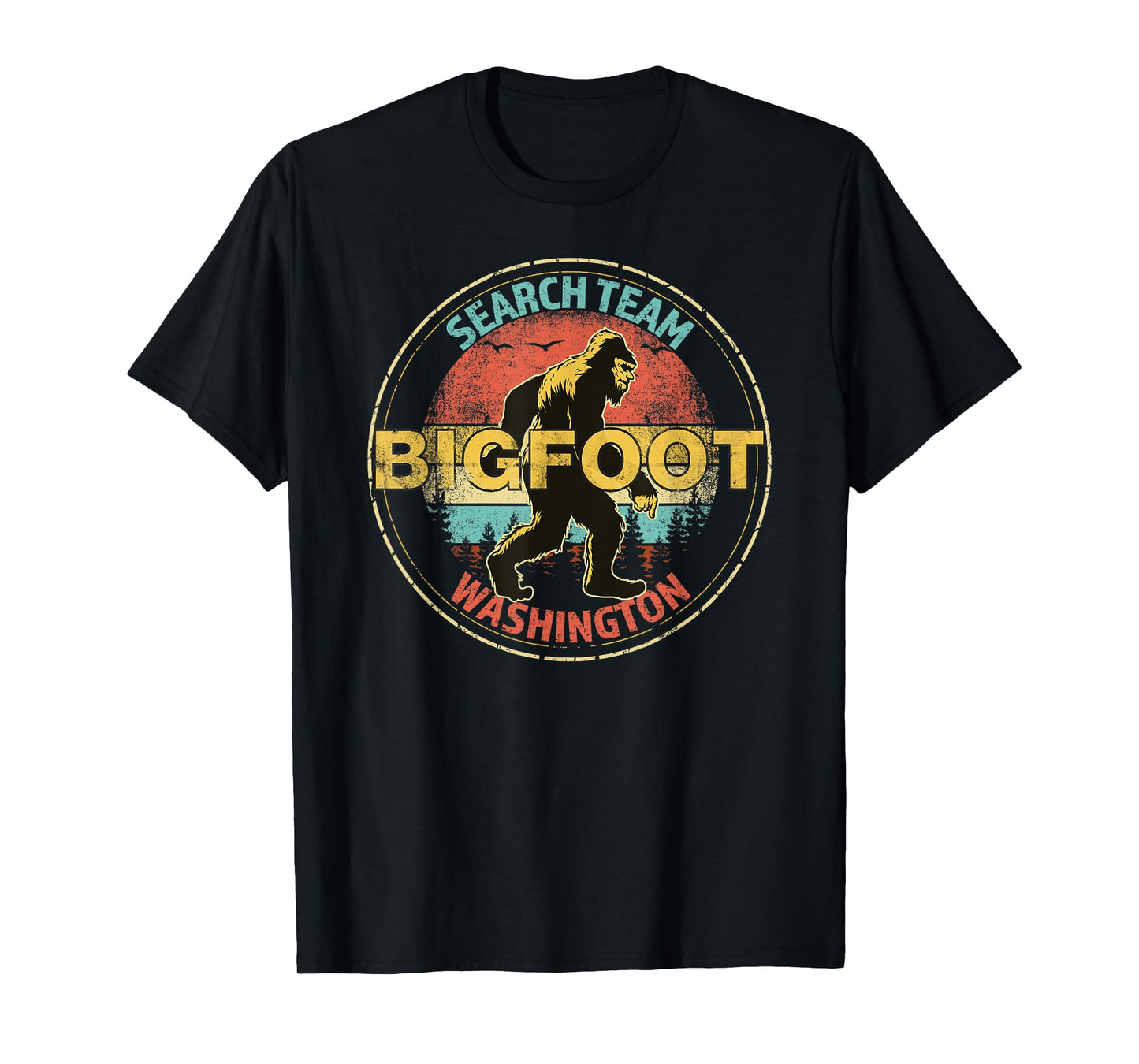 Washington Bigfoot Search Team Sasquatch Merchandise T-Shirt