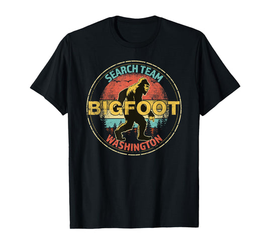 Washington Bigfoot Search Team Sasquatch Merchandise T-Shirt