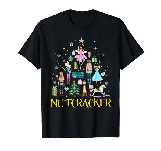 Nutcracker Crackin' Merry Christmas Xmas Pajamas Holiday T-Shirt