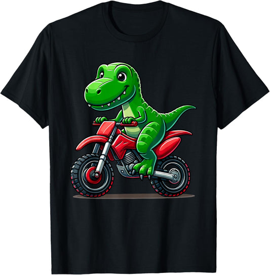 Dirt Bike & Motocross For Boys | Motorcycle Riding, Dinosaur T-Shirt