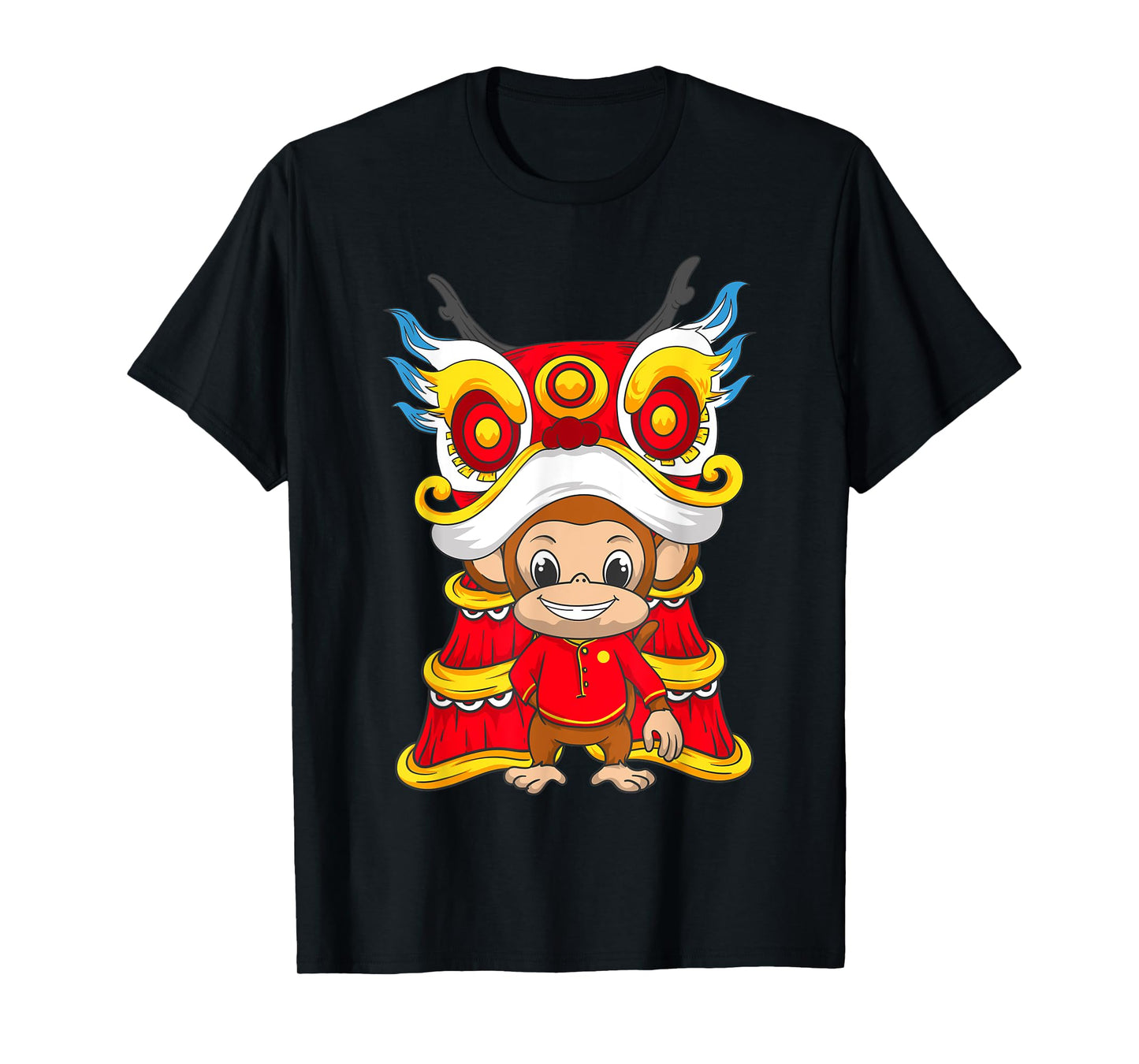 Chinese New Year Of The Monkey 2028 Lunar Zodiac Sign Kids T-Shirt