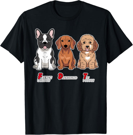 French Bulldog Dachshund Toy Poodle Funny Subtle Anti Trump T-Shirt