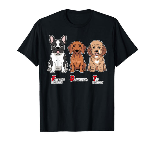 French Bulldog Dachshund Toy Poodle Funny Subtle Anti Trump T-Shirt