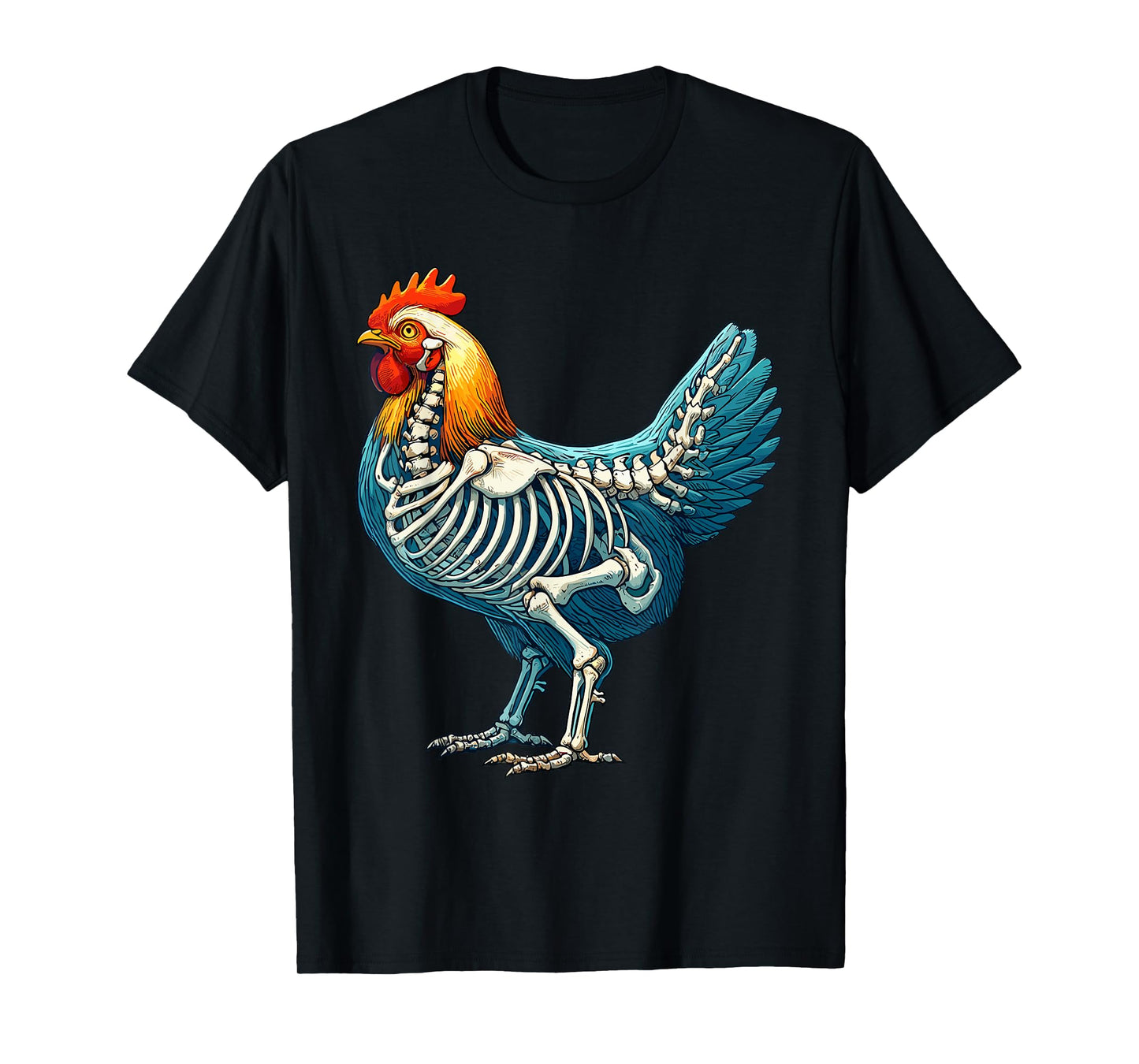 X-ray Chicken Body Anatomy Radiography Skeleton T-Shirt
