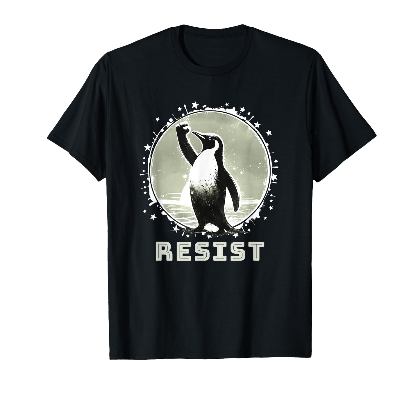 Resist Shirt Funny Resist Penguins Protest Against T-Shirt
