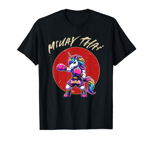 Muay Thai and Thai Boxing Unicorn T-Shirt