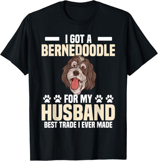 Bernedoodle Owner Enthusiast Dog Lover Bernedoodle T-Shirt