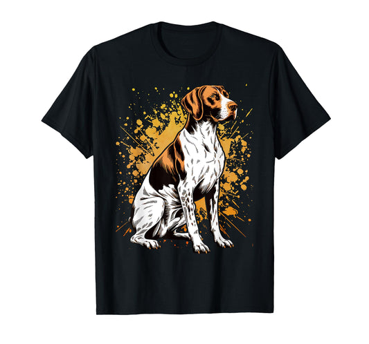 Bird Hunting for Hunter Men English Pointer Dog Graphic T-Shirt