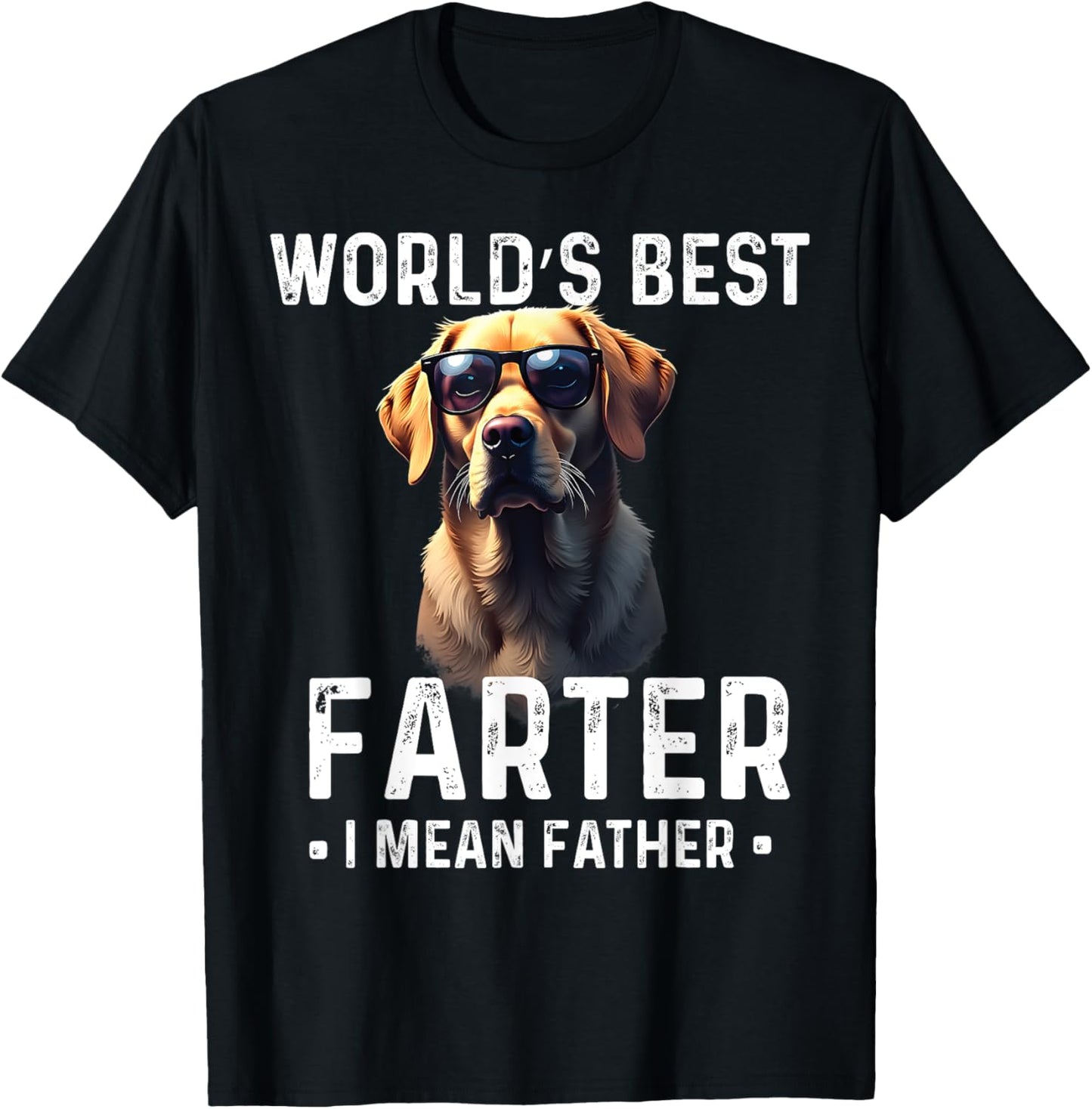 World's Best Farter Father’s Day Humor Cool Dog Pun for Dads T-Shirt