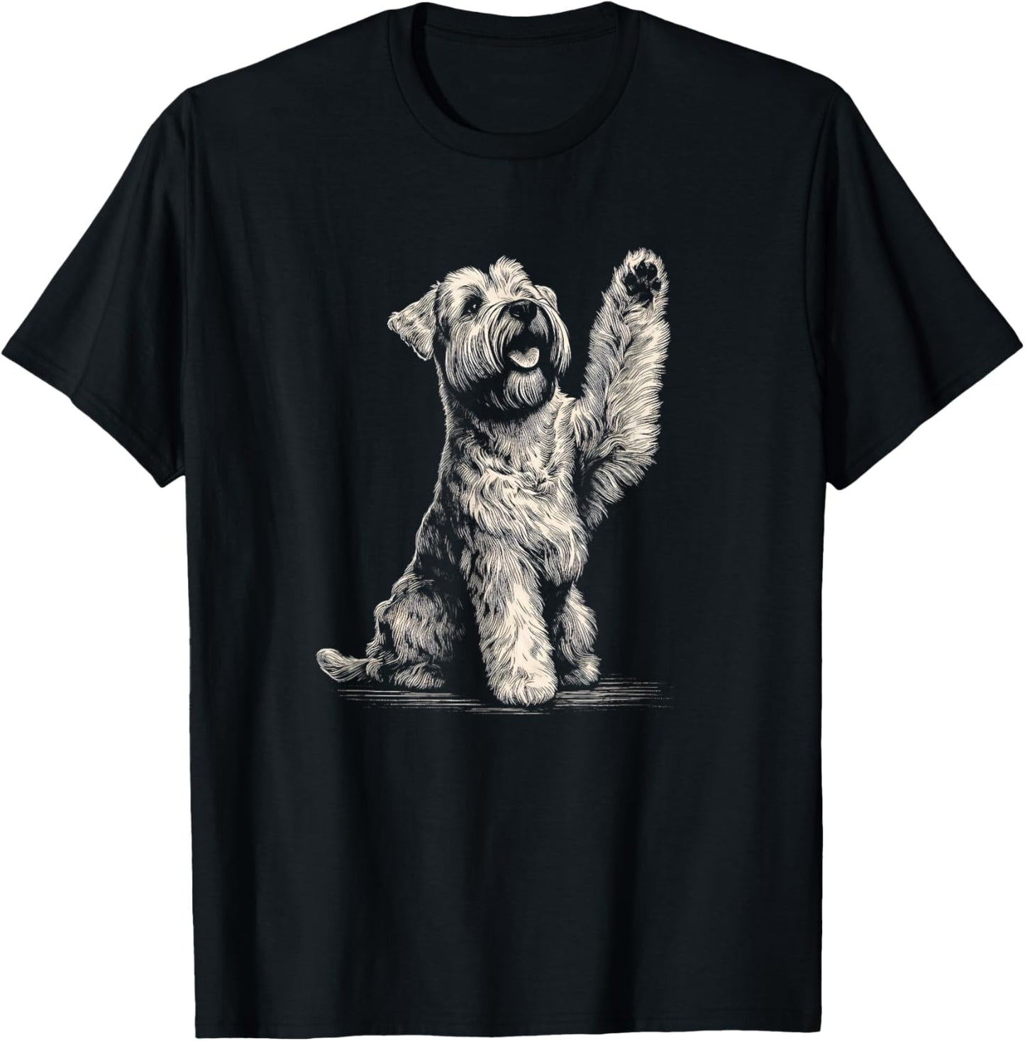 Cute Soft Coated Wheaten Terrier Dog Art For Women And Men T-Shirt