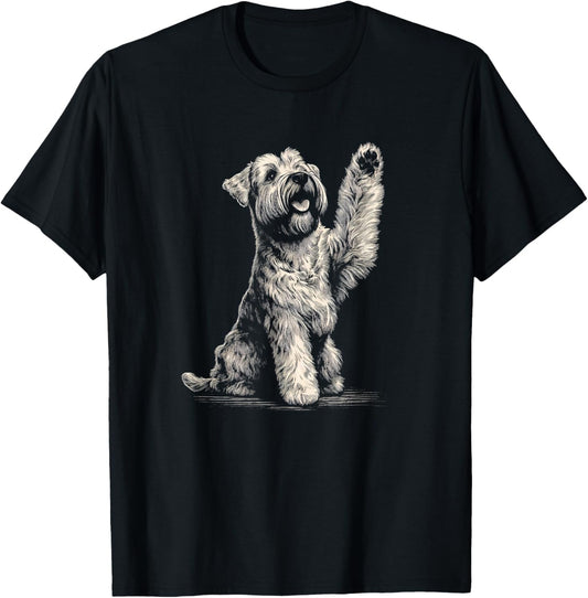 Cute Soft Coated Wheaten Terrier Dog Art For Women And Men T-Shirt