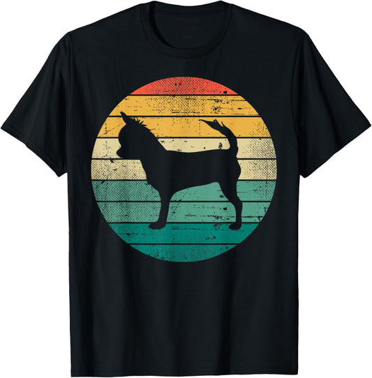 Chihuahua Lovers Vintage Retro Tee Pet All Dogs Chihuahuas T-Shirt