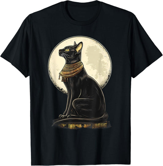 Ancient Egypt Cat Bastet Tutankhamun Egyptian God Egyptology T-Shirt