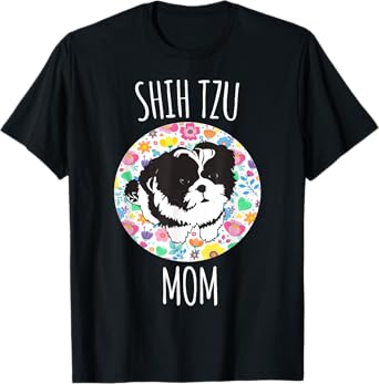 Shih Tzu Puppy - Shih Tzu Mom Mama T-Shirt T-Shirt