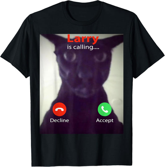 Evil Larry Cat Funny Cat Meme Lover T-Shirt