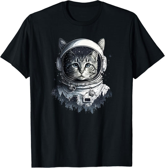 Space Astronaut Cat - Space Cat T-Shirt