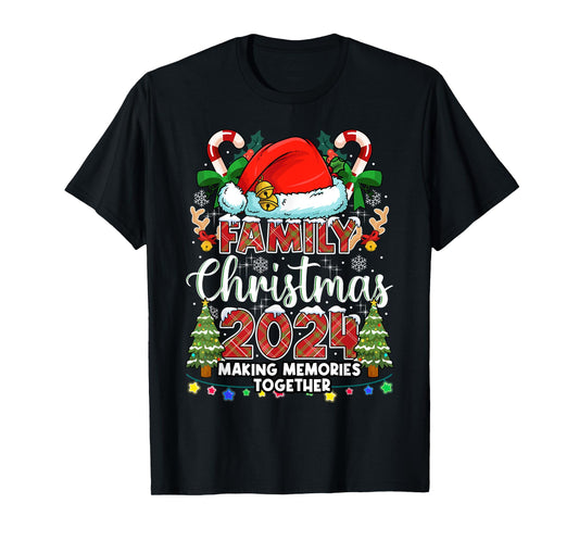 Family Christmas 2024 Matching Family Christmas Squad Xmas T-Shirt