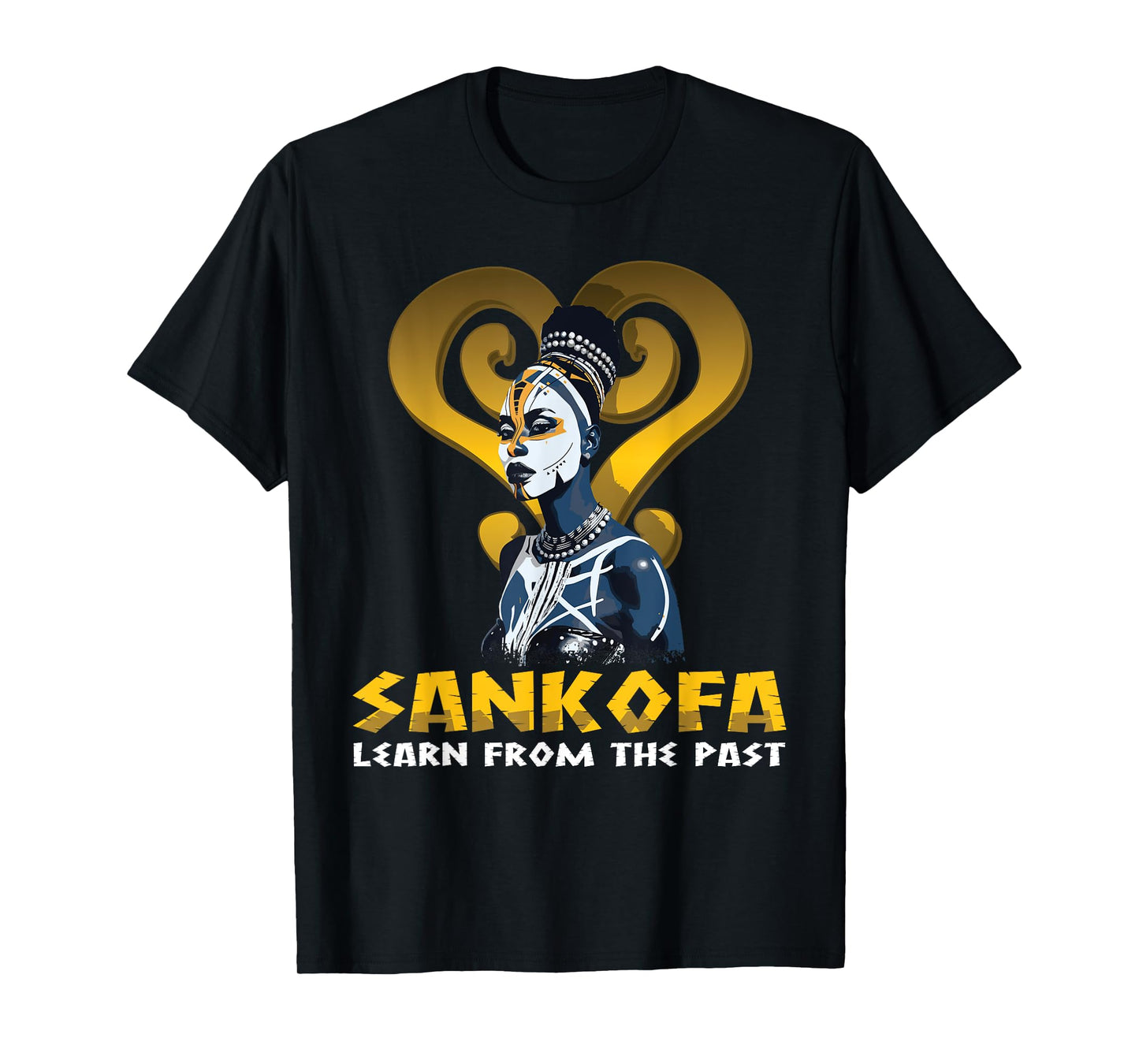 "Sankofa learn from the past" Adinkra Pan African Sankofa T-Shirt