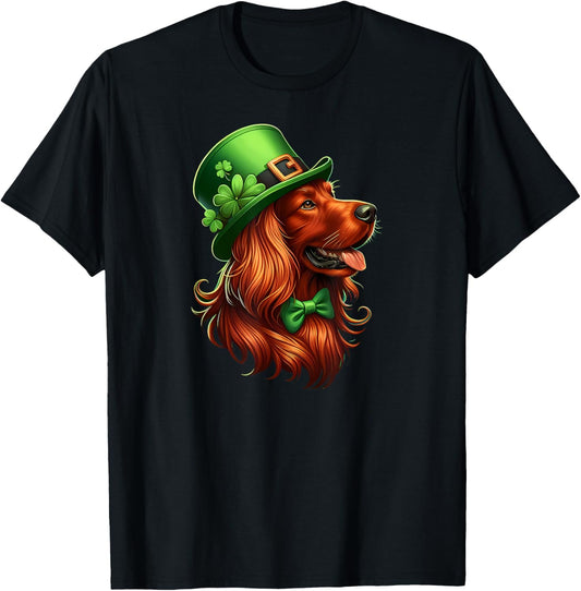 St. Patrick's Day Irish Setter T-Shirt
