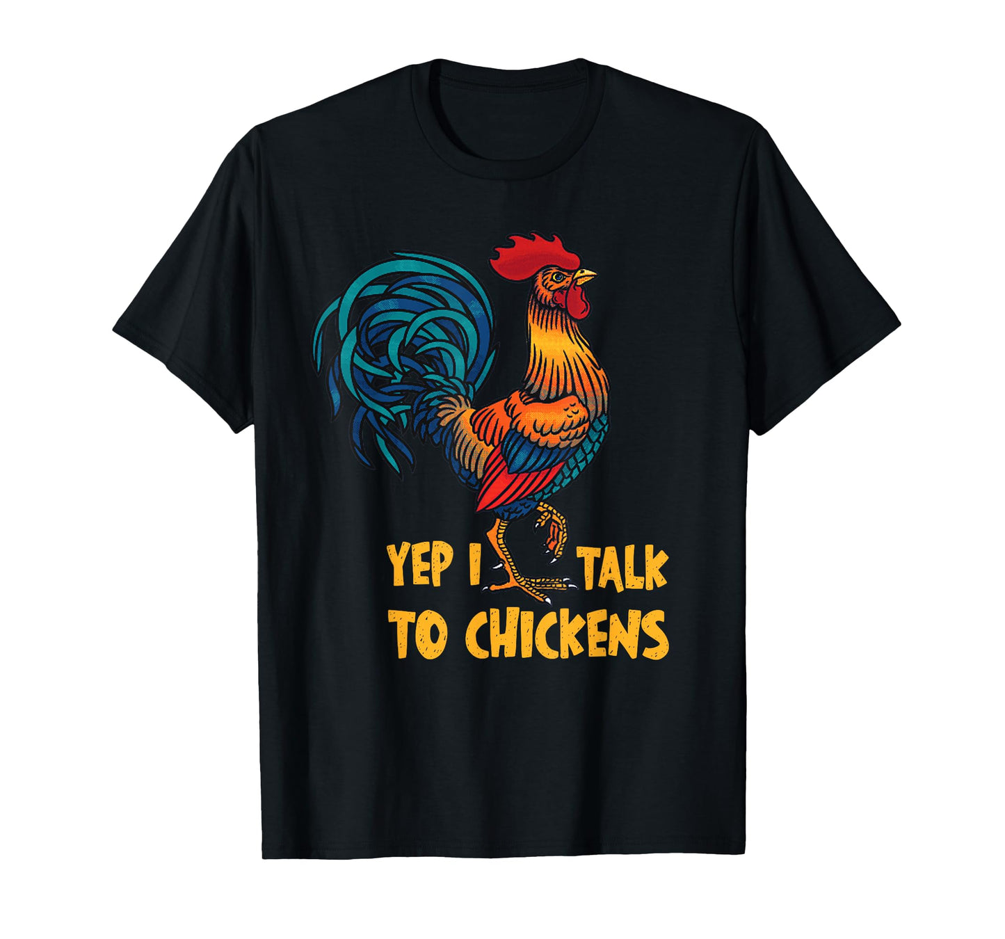 Funny Chicken For Men Women Crazy Chicken Farmer Lovers T-Shirt