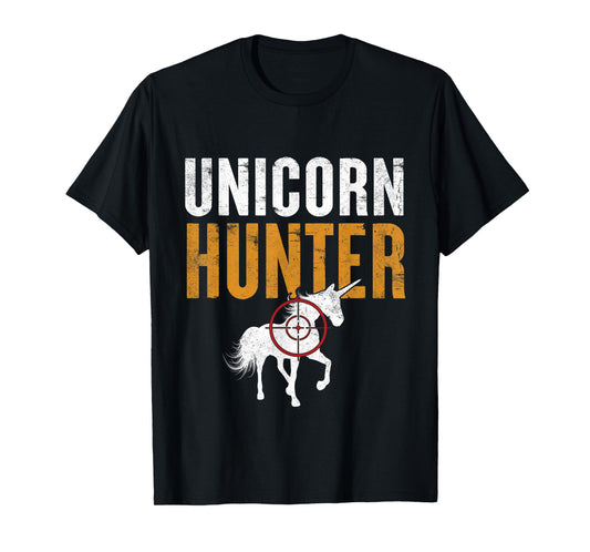 Funny Lazy Halloween Costume Unicorn Hunter Costume Men T-Shirt