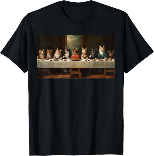 The Last Supper with Cats T-Shirt