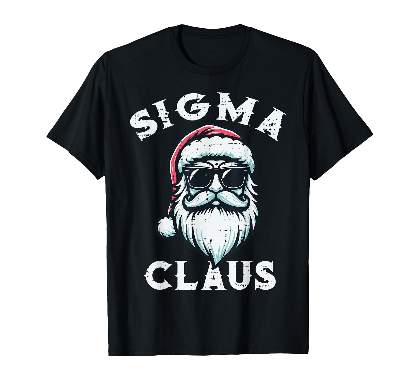 Sigma Claus Santa Funny Christmas Boys Teens Kids Men T-Shirt