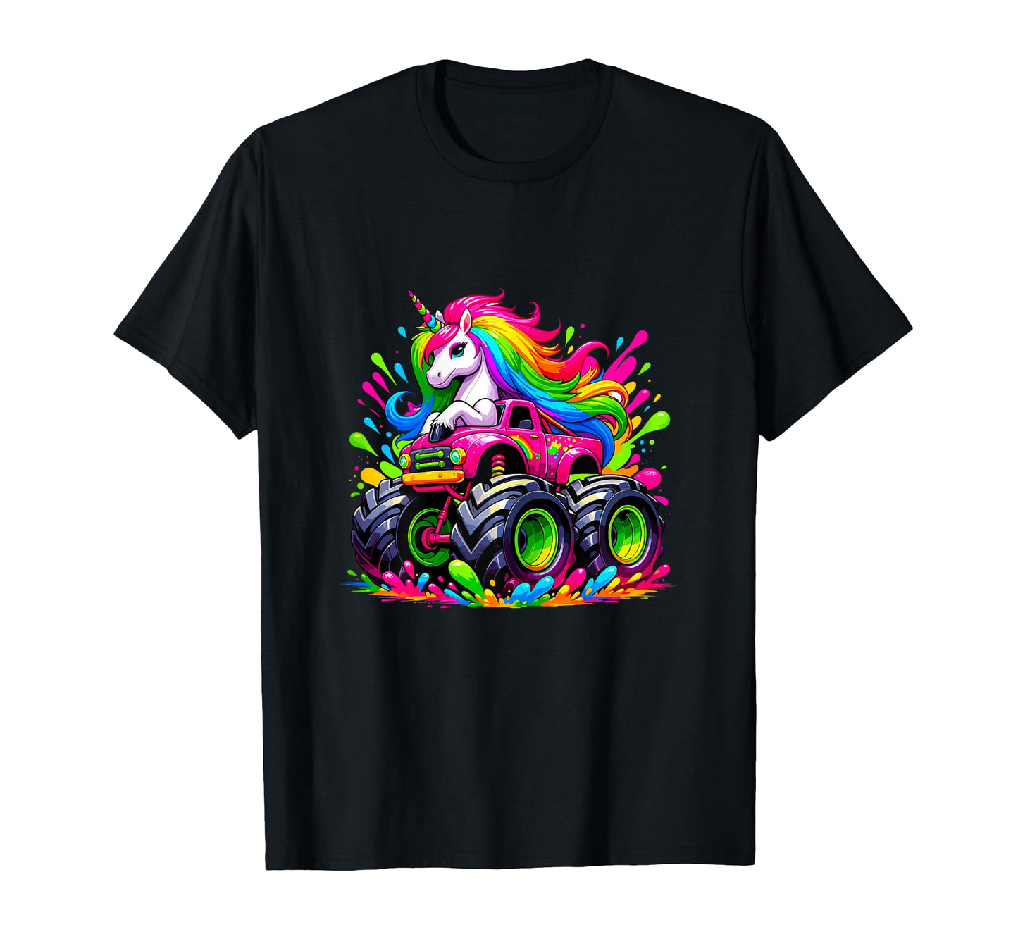 Unicorn Monster Truck T-Shirt