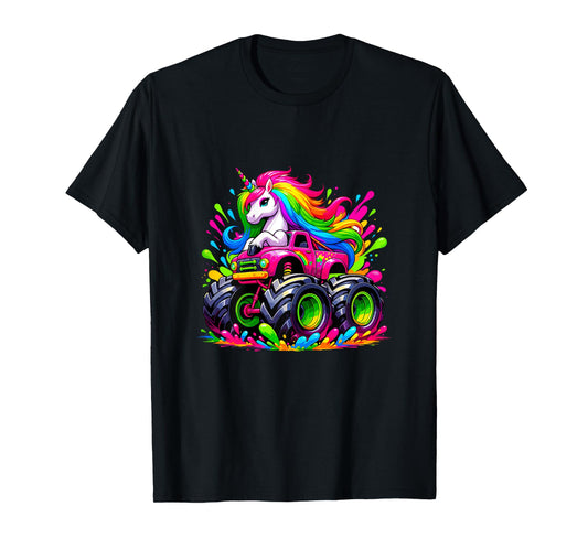 Unicorn Monster Truck T-Shirt