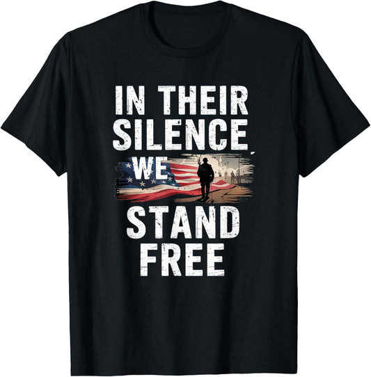 Memorial Day Honor Fallen Heroes Military Boots Dog Tags T-Shirt