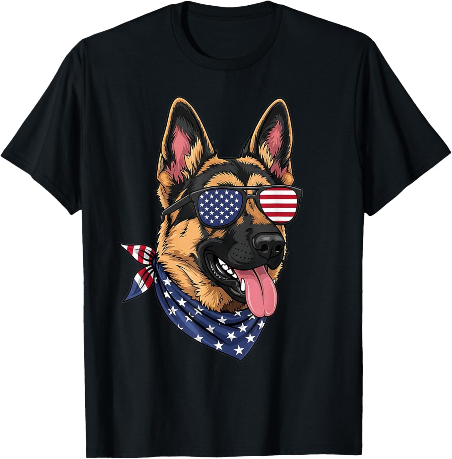 Cute Dog Style for Proud American Pet Fans For Men T-Shirt