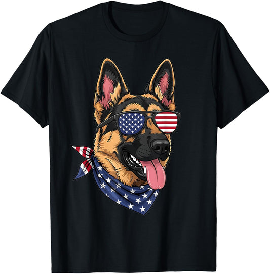 Cute Dog Style for Proud American Pet Fans For Men T-Shirt