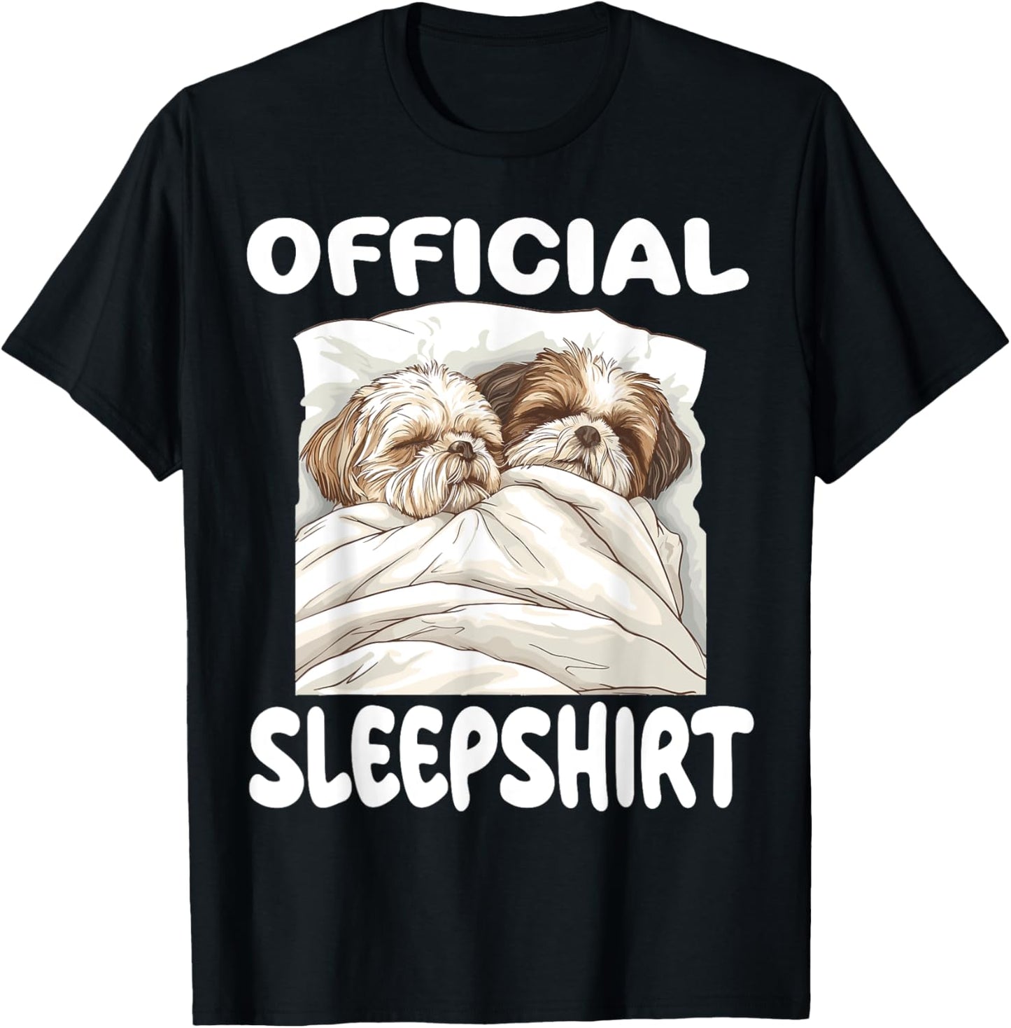 Shih Tzu Dog Official Sleepshirt Pajamas Nightgown T-Shirt