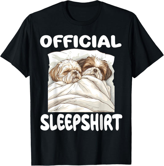 Shih Tzu Dog Official Sleepshirt Pajamas Nightgown T-Shirt