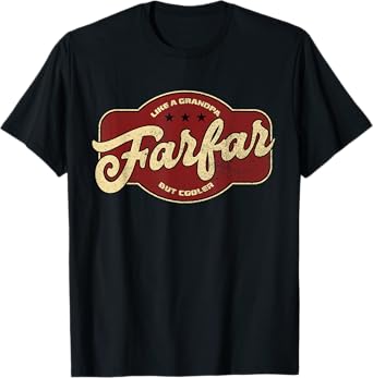 Vintage Farfar Like a Grandpa but Cooler - Swedish Grandpa T-Shirt