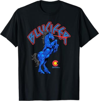 Blucifer The Demon Horse at Denver Airport Colorado T-Shirt