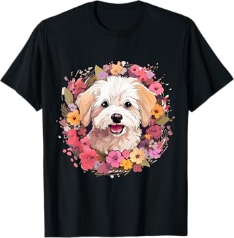 Maltipoo Dog Breed Pet Cute Graphic T-Shirt for Men Women Girls Kids