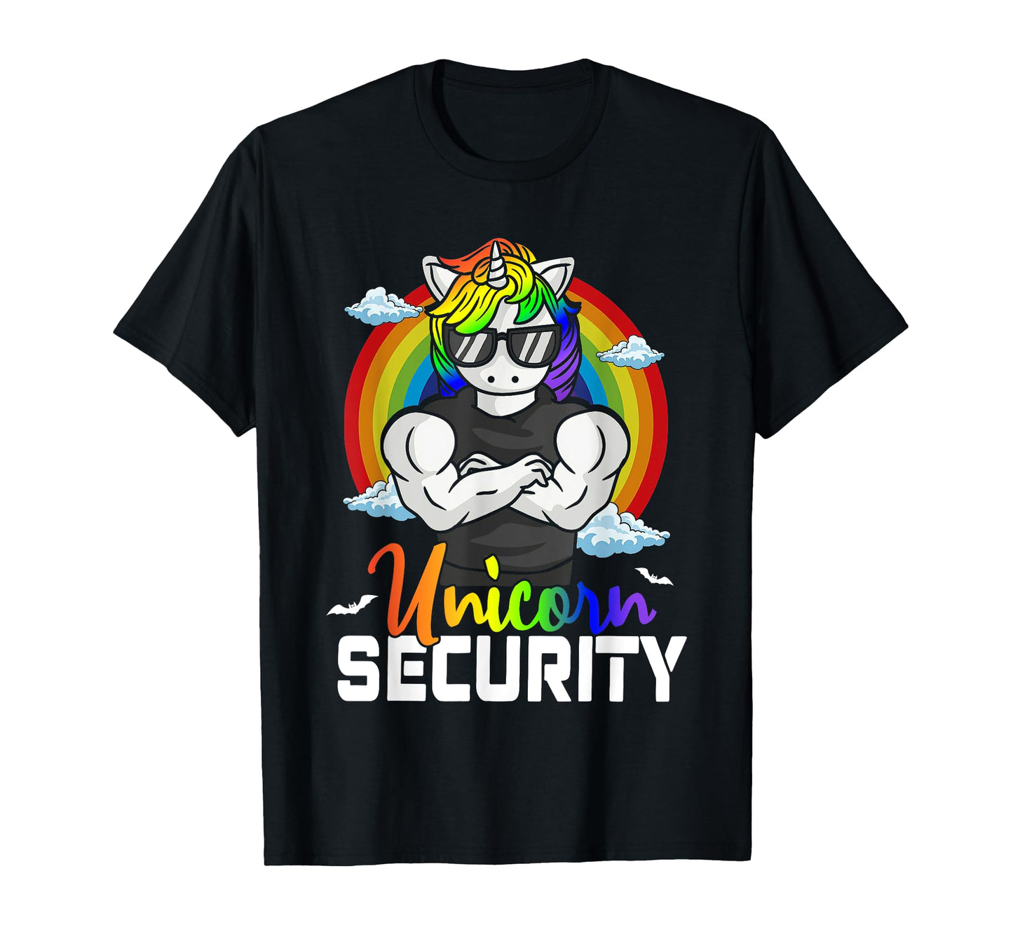 Halloween Costume Unicorn Security Matching Family T-Shirt