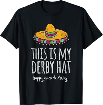 This Is My Derby Hat Funny Race Derby Party Shirt