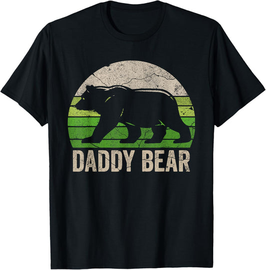 Daddy Bear Shirt Dad Bear T Shirt Men Fathers Day Daddy Bear T-Shirt
