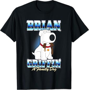 Family Guy Brian Griffin A Family Dog Ready For A Walk T-Shirt for Men Women