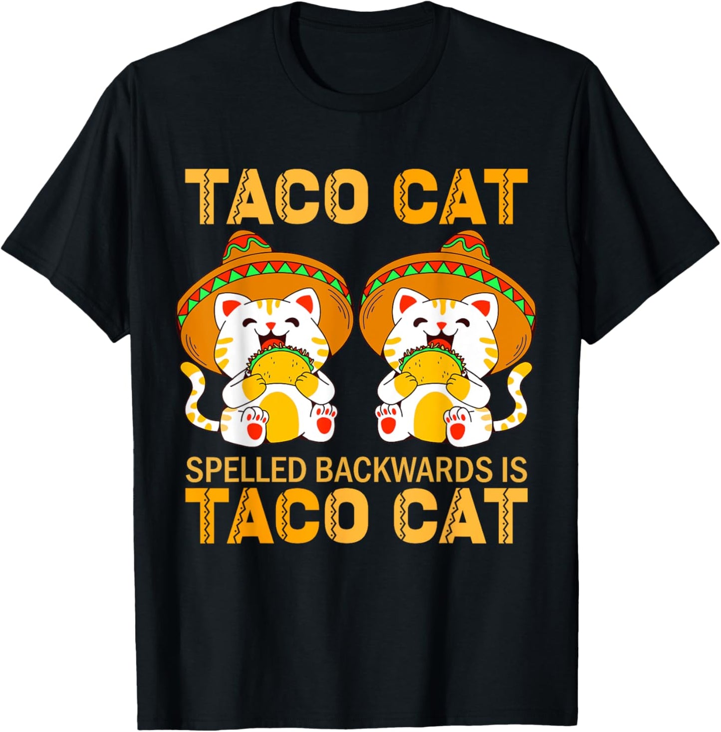 TacoCat for Kids Taco Cat Cinco de Mayo TacoCat Cat T-Shirt