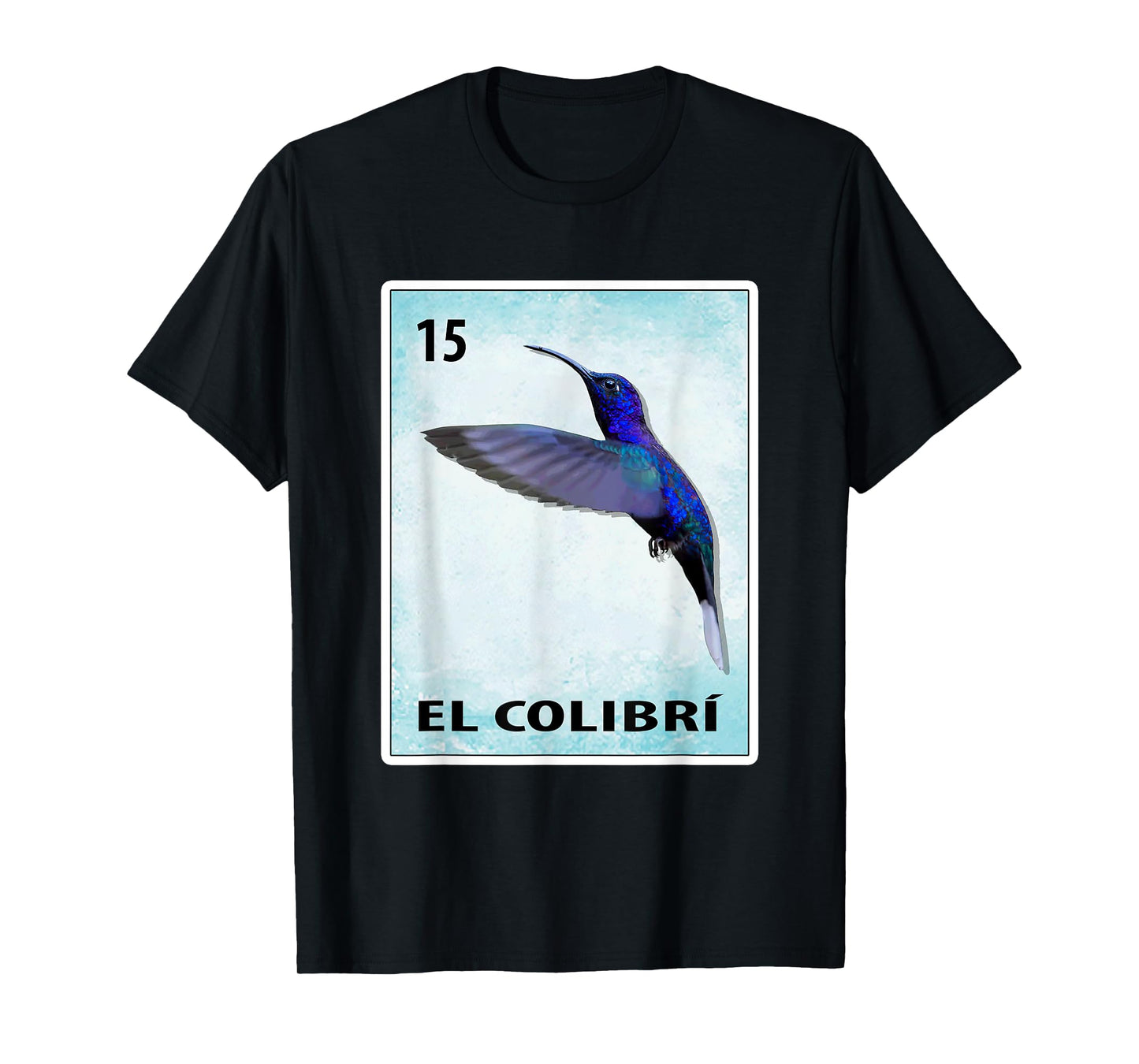 El Colibri Mexican Hummingbird Cards T-Shirt