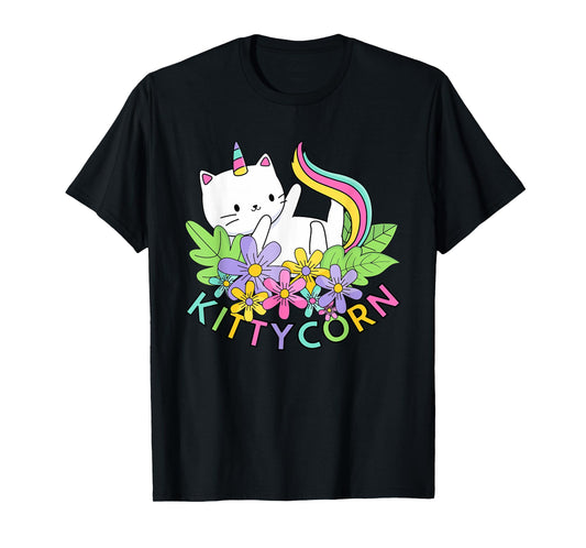 Rainbow Unicorn Cat Kittycorn T-Shirt