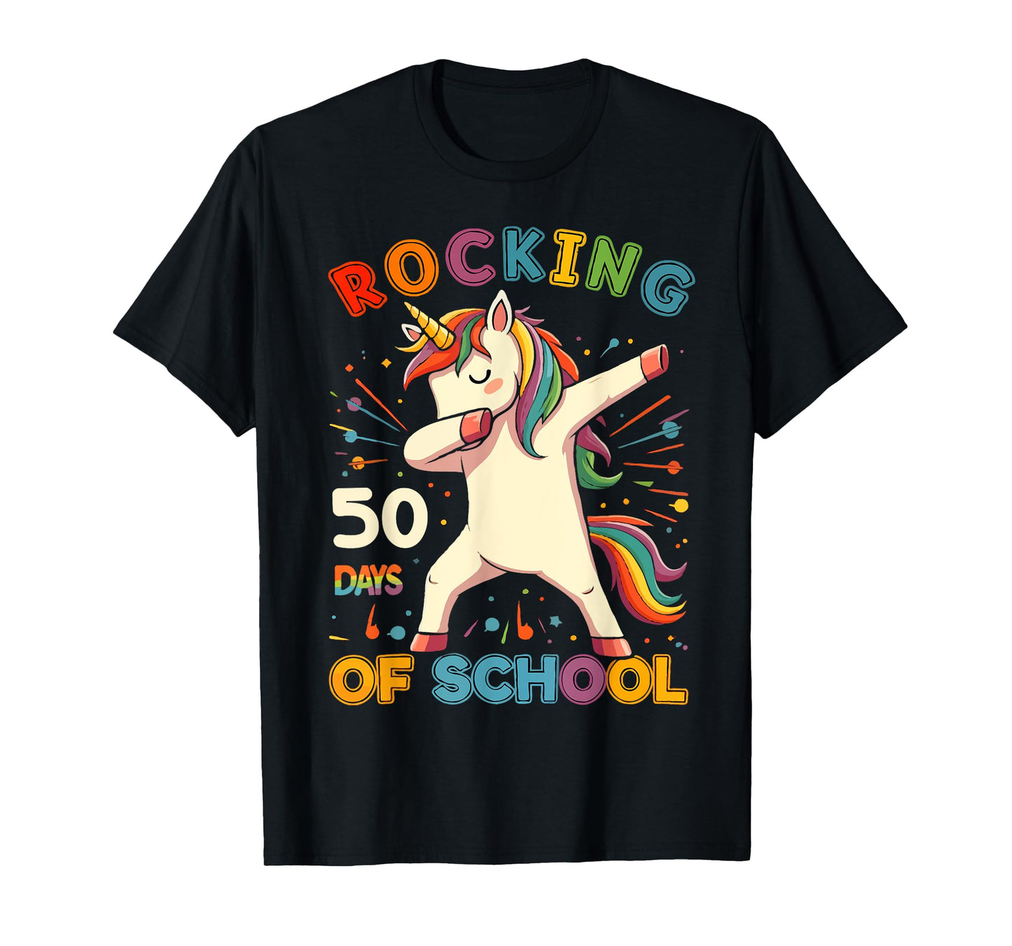 Rockin 50 Days of School 50th Day of School 50 Days Smarter T-Shirt