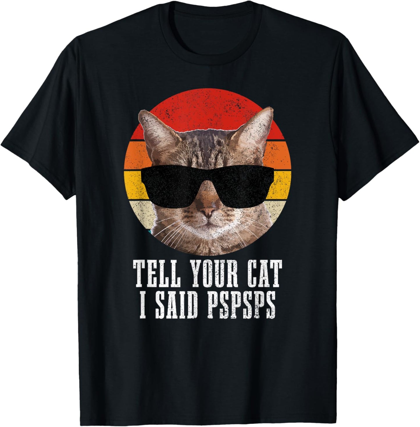 Funny Vintage Cat T-Shirt