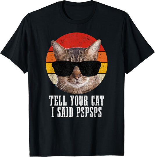 Funny Vintage Cat T-Shirt